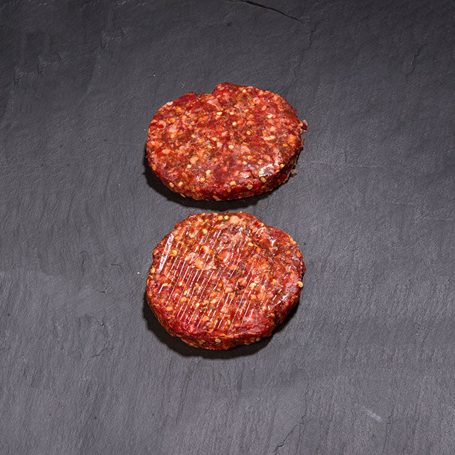 4oz fork in hell steak burger (pack of two)